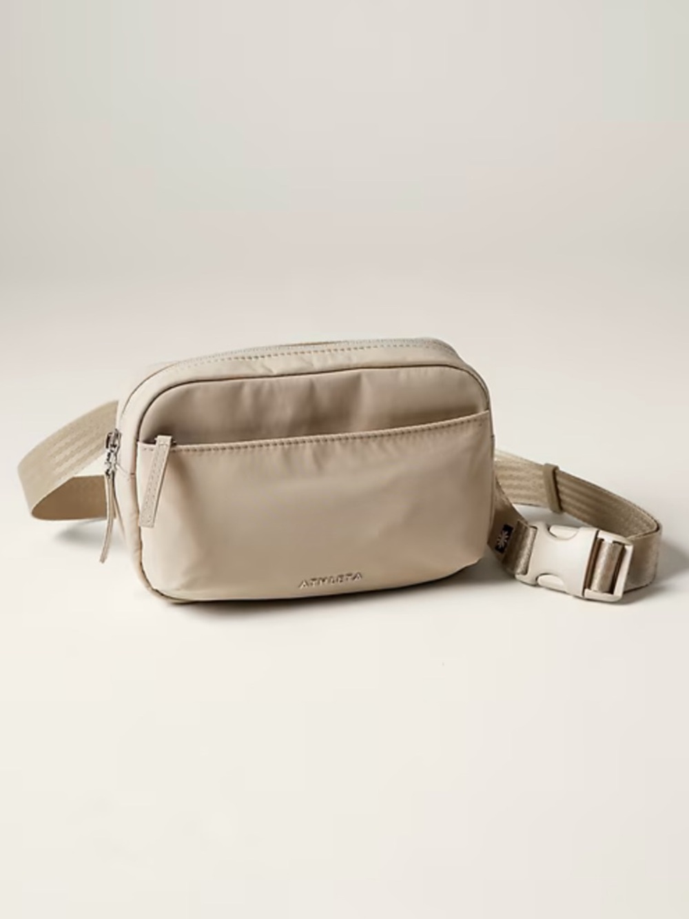 Athleta Beige crossbody belt bag